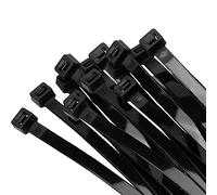 Armpow Lot de 80 attaches de câble robustes de 300 mm x 12 mm de long, résistantes aux UV, résistance à la traction 114 kg, pour CVC, construction extérieure, ultra solides et autobloquantes (12 mm x