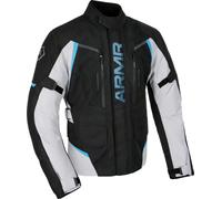 ARMR Kiso 4.0 WP, veste textile imperméable M Noir/Gris Clair/Bleu Clair Noir/Gris Clair/Bleu Clair
