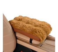 Armrest Cushion Car, Plush Console Cover, 34cm, Comfortable PU Leather Pad, Heightened Center Support, Stylish Protector for Vehicles, Soft Driving Rest Pillow