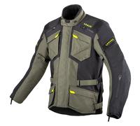 ARMURE Blousons et Vestes Aren Waterproof Black / Dark Gray / Yellow Fluo L