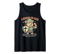 Armure chrétienne de Dieu Bear Knight Squad Débardeur