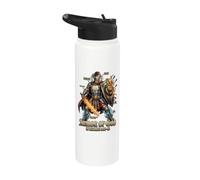 Armure complète de Dieu, hommes, vers de la Bible catholique Stainless Steel Insulated Water Bottle
