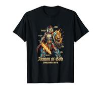 Armure complète de Dieu, Hommes, vers de la Bible catholique T-Shirt Graphique avec Valeur