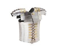 Armure corporelle de soldat romain GN Argenté Acier