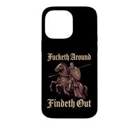 Armure de Cavalier médiévale Findeth Out Knight Coque pour iPhone 14 Pro Max