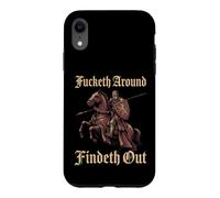 Armure de Cavalier médiévale Findeth Out Knight Coque pour iPhone XR