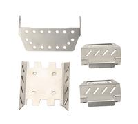 Armure De Chassis Rc En Acier Inoxydable, Accessoire De Protection Corporelle Rc Pour Voiture Rc Yk4102 Yk4103 Yk4082 1/8 1/10-Loire-Lever