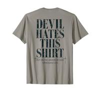 Armure de Dieu Le Diable déteste Cette Chemise Ephésiens 6:11 Foi T-Shirt