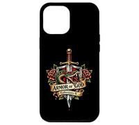Armure de Dieu Tatouage Épée Broadsword Serpent Christian Ephesians 6 Coque pour iPhone 12 Pro Max