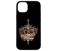 Armure de Dieu Tatouage Épée Broadsword Serpent Christian Ephesians 6 Coque pour iPhone 14 Plus