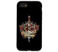 Armure de Dieu Tatouage Épée Broadsword Serpent Christian Ephesians 6 Coque pour iPhone SE (2020) / 7/8