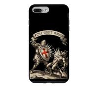 Armure de la Bible des Hommes chrétiens La Foi conquiert Le Mal Templier Chevalier Coque pour iPhone 7 Plus/8 Plus