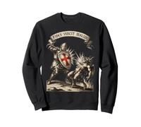 Armure de la Bible des Hommes chrétiens La Foi conquiert Le Mal Templier Chevalier Sweatshirt