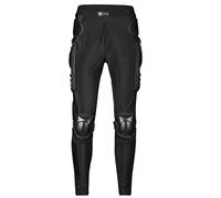 Armure de protection pour moto, hanche, cuisse, genou, protecteur de pantalon blindé pour moto, VTT, course de moto tout-terrain, équipement de protection motocross (pantalon uniquement), Noir , L