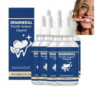 Armure dentaire reminéralisante, Toniques pour dents et gencives, Lotion buccale à l'hydroxyapatite nano pour dents sensibles, Éliminateur de taches jaunes, Dentifrice renforçant l'émail (7)
