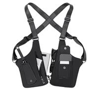 Armure d'épaule en cuir, sangle cachée sous les bras, portefeuille réglable, accessoires anti-pickpocket avec double sac pour hommes, femmes, DecoracióN Del Hogar