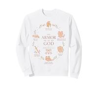 Armure : Dieu, Éphésiens, Foi chrétienne, Verset biblique Sweatshirt