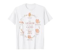 Armure : Dieu, Éphésiens, Foi chrétienne, Verset biblique T-Shirt