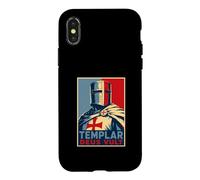 Armure du Saint Croisé Templar des Vault Chevalier Coque pour iPhone X/XS