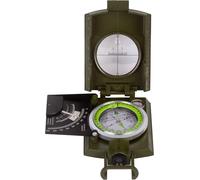 Army Ac20 Tactical Liquid Compass With Sighting Slot, Clinometer, Map Scales, Bubble Level, Strap And Carrying Bag