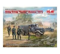 ICM Maquette Groupe d'armées Centre (1941) – Kfz.1 L3000S – Infanterie allemande 4 figurines – 1:35