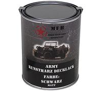 Peinture militaire en boîte 1 L MFH - Black