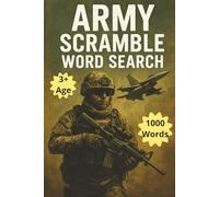 Army Scramble Word Search: 1000 Words | 50 Brain-Boosting Puzzles for Ages 3+ | Compact 6x9 Travel-Friendly Size | Perfect Gift for Birthdays, Kids, Teens & Adults | Fun & Relaxing Leisure Activity|