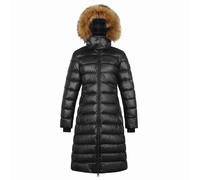 Army Women's Arctic Long Puffer Jacket, Down Insulation Noir 12 (M) Female