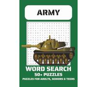 Army Word Search Book:: Word Searches with Easy to Read Print about the Army, Army Traditions, the Military Branch and More | 6x9 inches, 110 pages | ... Gifts for Vacations, Holidays and Free Times