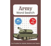 Army Word Search: Fun Puzzles Featuring Soldiers, Equipment, and Military Life