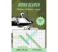 Army Word Search Puzzle Book: U.S. Military Edition | 75+ Word Hunts, 100 Pages of Brain-Boosting Fun | 6"x9" Paperback for Veterans, Soldiers, & Patriotic Puzzle Lovers