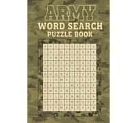 Army Word Search Puzzle Book: Word Searches with Easy to Read Print about the Army, Military, Navy, and More | 6x9inches, 110 pages | 55 Included ... Gift for Vacations, Family, and Friends