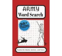 Army Word Search Puzzle Book: Word Searches with Easy to Read Print about the Army, Navy, Air Force, Marines, and More | 9x6 inches, 110 pages | 50+ Puzzles... Gift for Vacations, Holiday, and Leisure