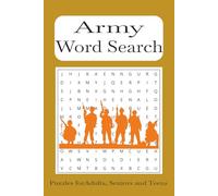 Army Word Search Puzzle Book: Word Searches with Easy To Read Print featuring Army, Equipment, War and More| 6 X 9 inches | 110 pages | 50+ Puzzles…Gift for Vacations, Holiday and Leisure Time