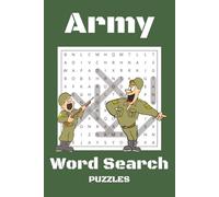 Army Word Search Puzzles: Word Searches with Easy to Read Print about the Army, Military Terms and More | 6x9 inches, 55 Puzzles | Gifts for Veterans, Military Families, & More