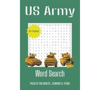 Army Word Search: Word Searches with Easy-to-Read Print about the Military, Armed Forces, Equipment and Weapons and More. 6 x 9 inches, 110 pages. ... for Vacations, Leisure Time and Relaxation.