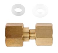 ARMYJY Adaptateur de bouteille de gaz CGA-320 à CGA-580 en laiton pour réservoir à régulateur d'argon - Soudure TIG/MIG, étanche avec joint en nylon