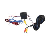 ARMYJY Câble d'alimentation ACC pour caméra de recul de voiture avec protection de relais, fil de signal 12 V pour installation de caméra de recul automobile, ABS noir