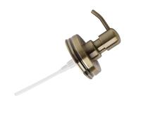 ARMYJY Couvercle de distributeur de savon en acier inoxydable pour bocaux à ouverture normale de 473,6 g, bouchon d'étanchéité résistant à la rouille avec joint pour savon liquide, lotion, shampooing