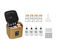 ARMYJY Ensemble de Pots à épices en Plein air, Ensemble de Pots à épices Portables pour Le Camping, conteneurs à épices de Camping avec Sac de Rangement, kit d'épices de, A