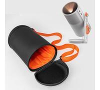 ARMYJY Étui de rangement rigide en EVA pour projecteur XGIMI Play 6 et Play 6e, sac de protection portable avec fermeture éclair, pochette de transport antichoc pour accessoires, noir, 32 x 17 x 12 cm