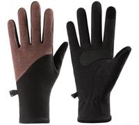 ARMYJY Gants de course à pied auto-chauffants antidérapants pour écran tactile - Doublure thermique pour l'hiver - Pour homme et femme - 23 cm