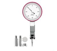 ARMYJY Indicateur de test précis pour cadran, noyau en laiton de lecture de 0,002 mm, outil d'inspection de machine de tour, type horizontal de 0 à 0,8 mm (petite taille de 0 à 0,8 mm)
