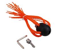 ARMYJY Kit de brosse de ramonage avec embout flexible pour enlever la suie dans les conduits de conduits avec coudes, kit de nettoyage avec adaptateur et clé hexagonale