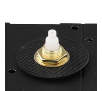 ARMYJY Kit de mouvement d'horloge à quartz 24 heures avec aiguilles en métal, module de moteur d'horloge murale à monter soi-même, pièces de rechange pour horloges de 250 mm et plus, arbre de 14,5 mm