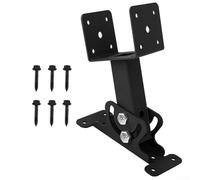 ARMYJY Kit de supports de toit pour pergola, pergola, support de pergola réglable de 0 à 180 degrés pour porches, pavillons, cours