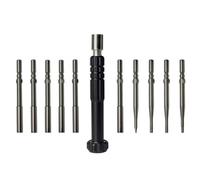 ARMYJY Kit d'outils de réglage de carburateur 10 pièces pour moteurs à 2 temps, compatible avec Zama Poulan, tournevis hexagonal cannelé avec étui pour débroussailleuse, souffleur, tronçonneuse