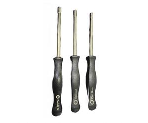ARMYJY Kit d'outils de réglage de carburateur, 3 pièces, tournevis double D Spined 21T pour réparation de petit moteur