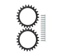 ARMYJY Lot de 14 crampons antidérapants pour roue de traction Worx pour robots Landroid S/M Series - P 30GF - 205 mm de diamètre - Noir