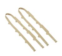 ARMYJY Lot de 2 jupes de rechange pour aspirateur Kreepy Krauly pour Great White GW9500 et pour nettoyeur de piscine Dorado 360151 - Caoutchouc marron clair, résistant à l'oxydation, design épais